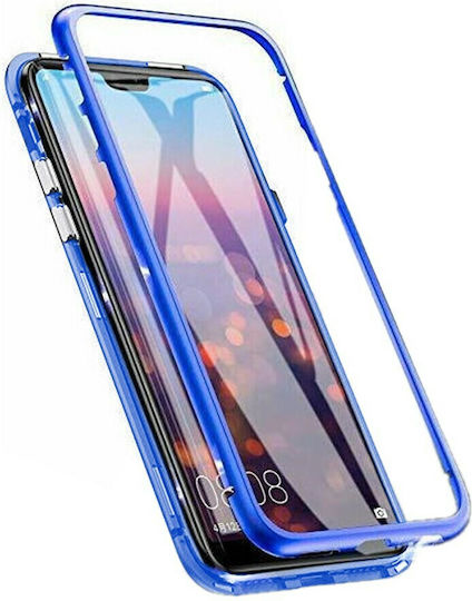 Ancus С пълно покритие (360°) Метал Магнитен Син (Galaxy S10e)