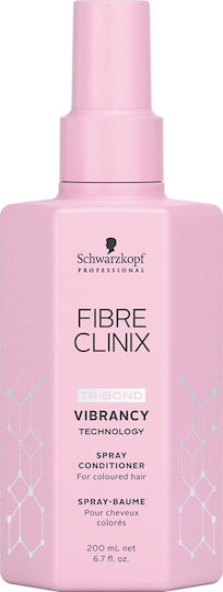 Schwarzkopf Fibre Clinix Tribond Vibrancy Leave In Conditioner Color Maintenance for Coloured Hair 200ml