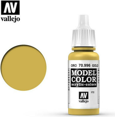 Acrylicos Vallejo Model Model Making Paint Gold 17ml 70.996