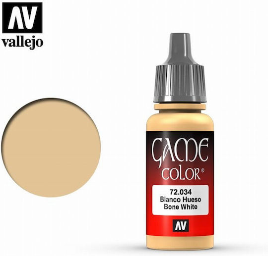 Acrylicos Vallejo Game Цвят за Моделиране Bonewhite 17ml