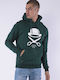 Cayler & Sons Men's Sweatshirt with Hood and Pockets Green