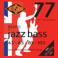 Rotosound Jazz Bass 77 Set Corzi Pentru Bas Miez Sintetic 45 - 105 Standard Rotosound Jazz Bass 77 Set Corzi Pentru Bas Miez Sintetic 45 - 105 Standard