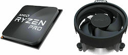 AMD Ryzen 5 Pro Pro 4650G 3.7GHz Procesor cu 6 nuclee pentru Socket AM4 cu Tavă și Cooler