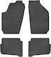 Frogum Set of Front and Rear Mats 4pcs for Seat Ibiza Skoda Fabia 2002-2008 Black