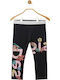 Kinder Leggings Capri Schwarz Vigo