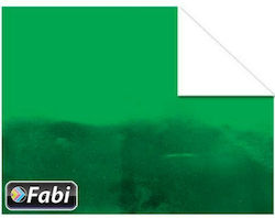 Fabi Cardboard Metallic Green 50x70cm