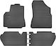 Frogum Set of Front and Rear Mats 4pcs for Peugeot Partner Citroen Berlingo 2008 Black