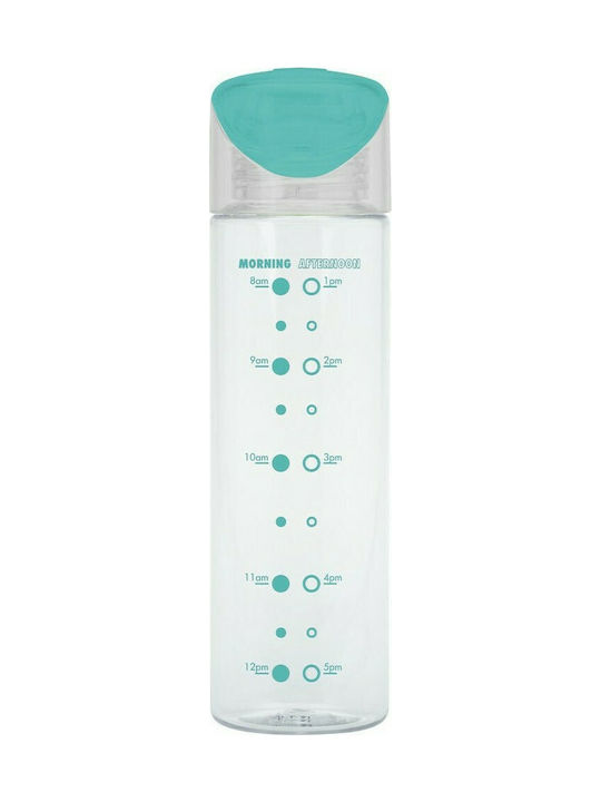 Ecolife Smash Slim Plastic Water Bottle 650ml Transparent