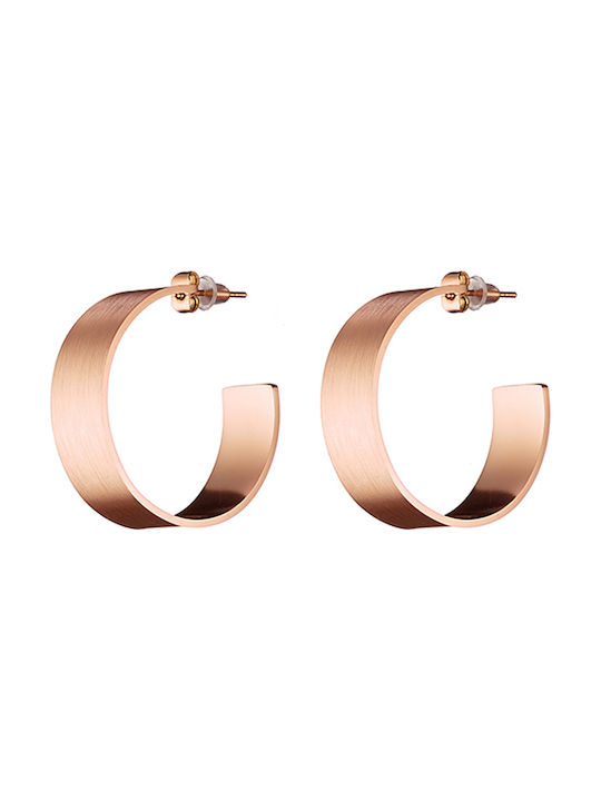 Bode Earrings Hoops made of Steel Gold Plated