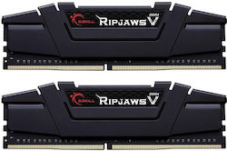 G.Skill Ripjaws V 64GB DDR4 RAM με 2 Modules (2x32GB) και Ταχύτητα 2666 για Desktop