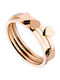 Verorama Women's Gold Plated Steel Ring