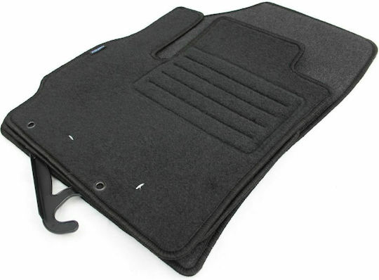 Petex Satz Vorder- und Hintermatten 4Stück aus Teppichboden für Mitsubishi Raumstern 2013+ Schwarz