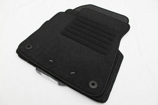 Petex Set of Front and Rear Mats 4pcs for Audi A8 2010+ Black