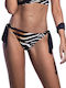 Bikini Brazil με Κορδονάκια Animal Print