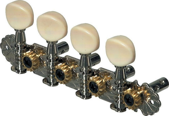Gewa Κλειδιά για Μαντολίνο F&S Mandolin Tuners Silver Synthetic/Nickel