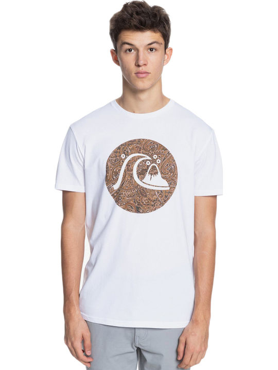 Quiksilver Bubble Jam Herren T-Shirt Kurzarm Weiß