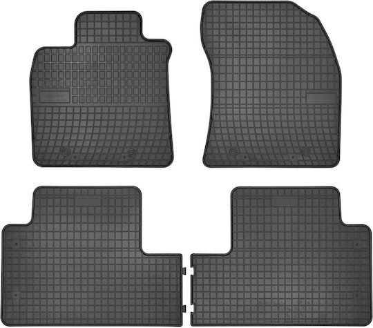 Frogum Set of Front and Rear Mats 4pcs for Toyota Avensis 2009 Black