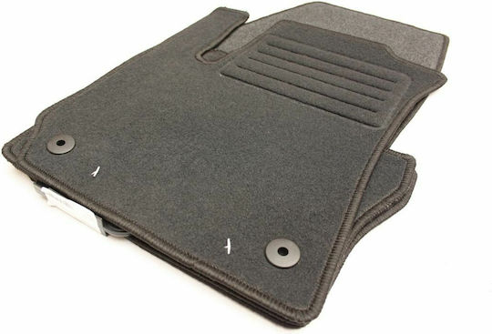 Petex Set Covorașe Față și Spate 4buc din Covor pentru Opel Zafira 2005-2012 Negre