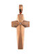 Jools Women's Cross from Rose Gold Plated Silver