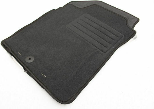 Petex Set of Front and Rear Mats 4pcs for Nissan Primera 2002-2007 Black