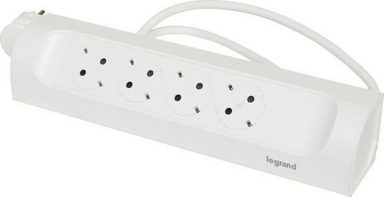 Legrand Corner Power Strip 4 Sockets with 1m Cable