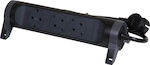 Legrand 3-Outlet Power Strip 1.5m Black