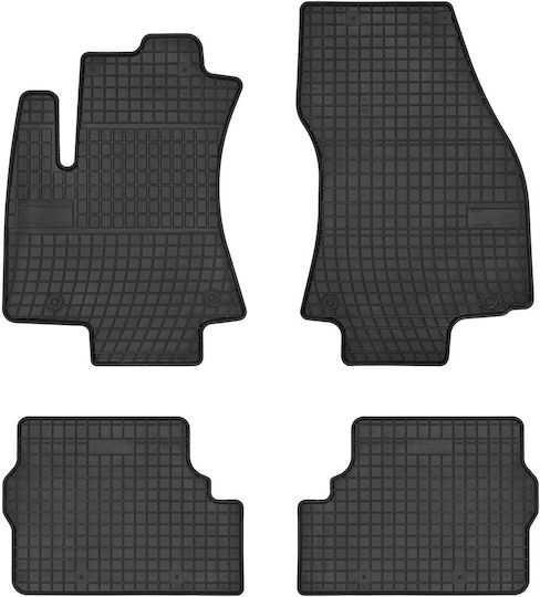 Frogum Set of Front and Rear Mats 4pcs for Opel Zafira 1999-2005 Black