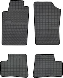 Frogum Set of Front and Rear Mats 4pcs from Rubber for Peugeot 206 Black