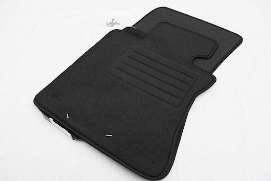 Petex Set Covorașe Față și Spate 4buc din Covor pentru BMW Serie 6 2004-2011 Negre