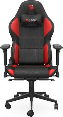 SPC Gear SR600 Artificial Leather Gaming Chair with Adjustable Arms Black