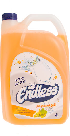 Endless Επαγγελματικό Υγρό Πιάτων με Άρωμα Ξύδι 4lt