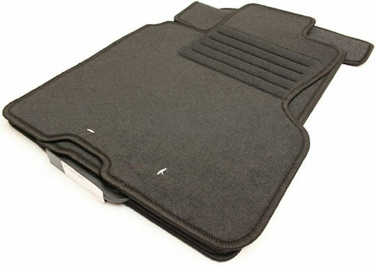 Petex Set of Front and Rear Mats 4pcs for Honda CR-V 2002-2006 Black