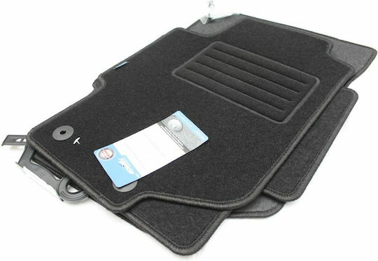 Petex Set of Front and Rear Mats 4pcs for Honda Accord 1998-2002 Black