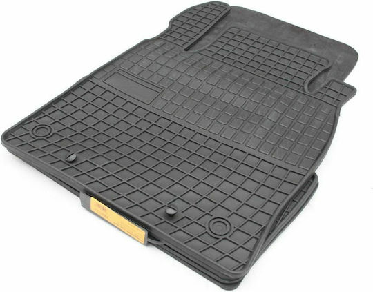 Frogum Set of Front and Rear Mats 4pcs for Nissan Juke 2019 Black