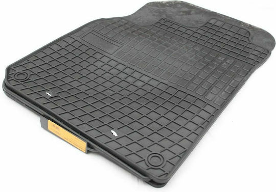 Frogum Set of Front and Rear Mats 4pcs for Saab 9-3 2002-2011 Black
