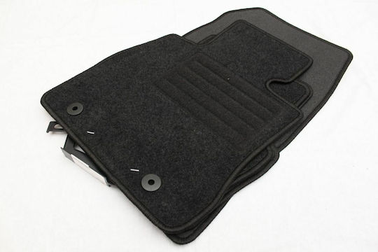 Petex Set of Front and Rear Mats 4pcs for Mazda 2 2015 Black