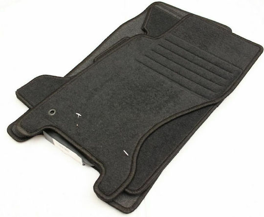 Petex Satz Vorder- und Hintermatten 4Stück aus Teppichboden für Jeep Großer Cherokee 1999-2004 Schwarz