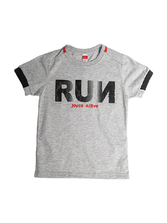 Joyce Kids T-shirt Gray Run