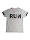 Kids' T-shirt Gray Run