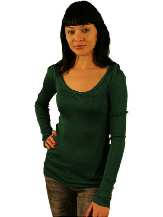 Patrizia Pepe Women's Long Sleeve Pullover Green
