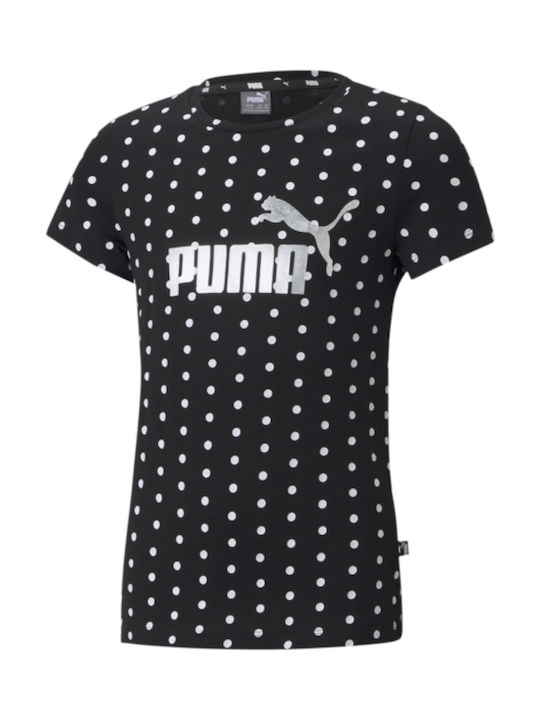 Puma Παιδικό T-shirt Μαύρο