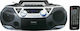 Lenco Portable Radio-CD Player SCD-720 Equipped with CD / USB / Cassette / Radio Silver