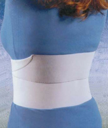 Ortholand 209160 Elastic Centură Coastă pentru femei de culoare Alb
