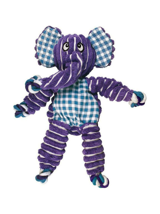 Kong Floppy Knots Плюшена Играчка За Кучета Medium 36см Лилава Kong Floppy Knots Плюшена Играчка За Кучета Medium 36см Лилава