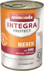 Animonda Integra Dog Protect Nieren Umedă pentru Câini Câine cu Carne de vită fără Cereale în Conservă 1 x 400gr.