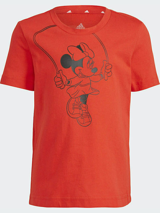 adidas Παιδικό T-shirt Κόκκινο Minnie Mouse