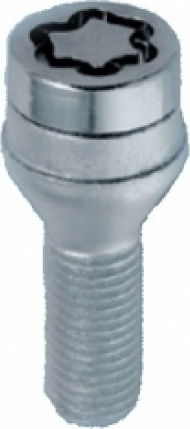 Lampa Болтове за сигурност Конична неръждаема стомана M14x1.5mm за Ключ No 17 4бр