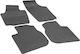 Rigum Set of Front and Rear Mats 4pcs for Seat Toledo Skoda Rapid 2012 2018 Black