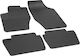 Rigum Set of Front and Rear Mats 4pcs for Peugeot 307 Citroen C4 2001-2008 Black