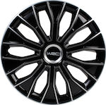 WRC Set Capace Roți Auto Νο.5 Bicolor 4buc 14" Negru